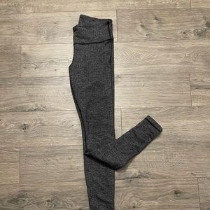 Gray / Black Soft High Waisted Lululemon Align Leggings Size 6